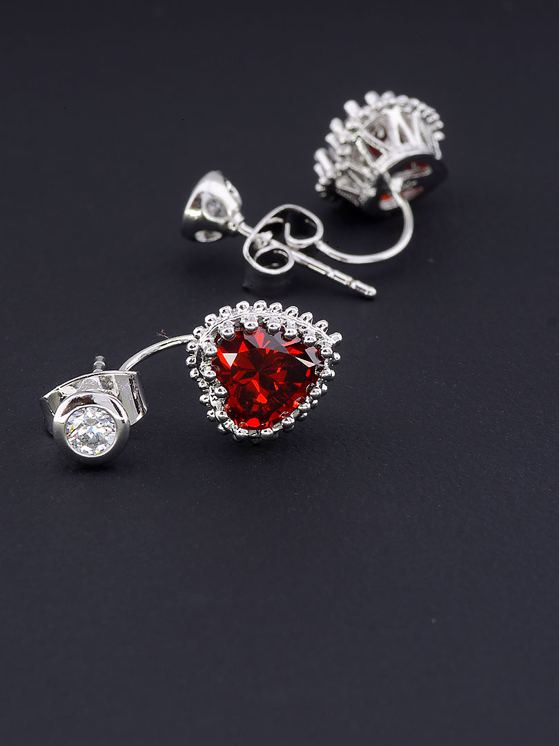 

Серьги с красным камнем Xuping №9058047