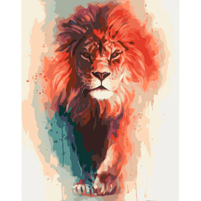 

Картина по номерам Идейка Величественный король КН4017 40x50см