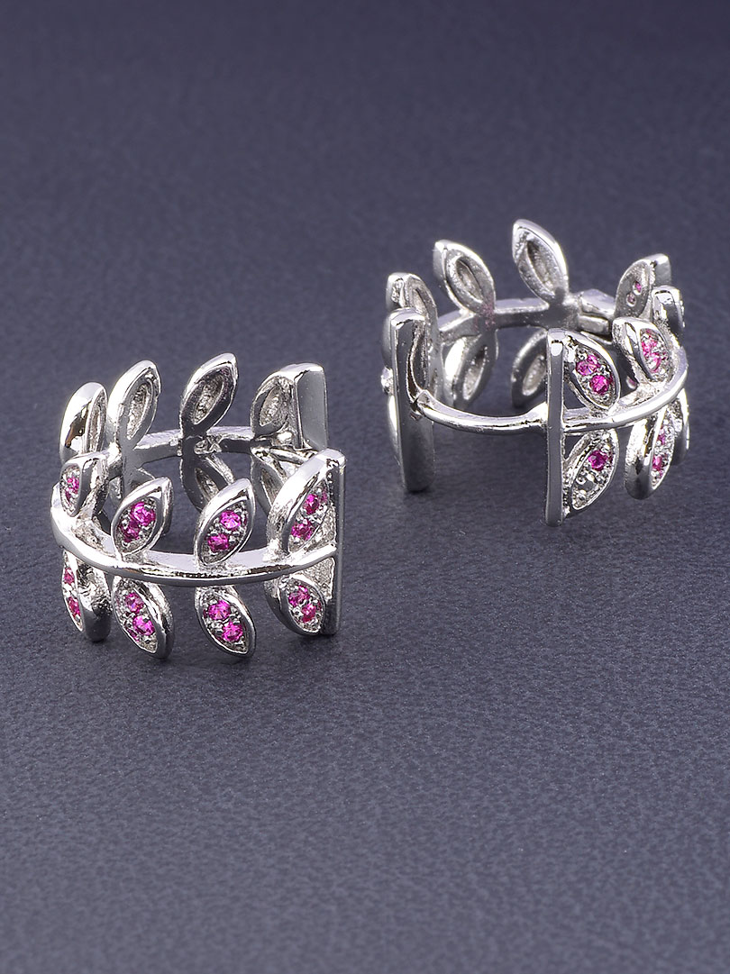 

Серьги с розовым камнем Xuping №9055600