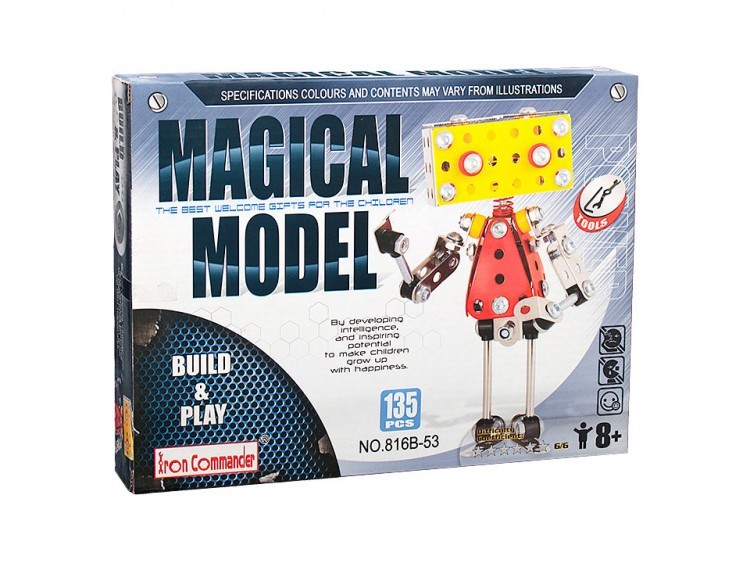 

Конструктор Iron Commander металлический Magical Model Робот 135 деталей