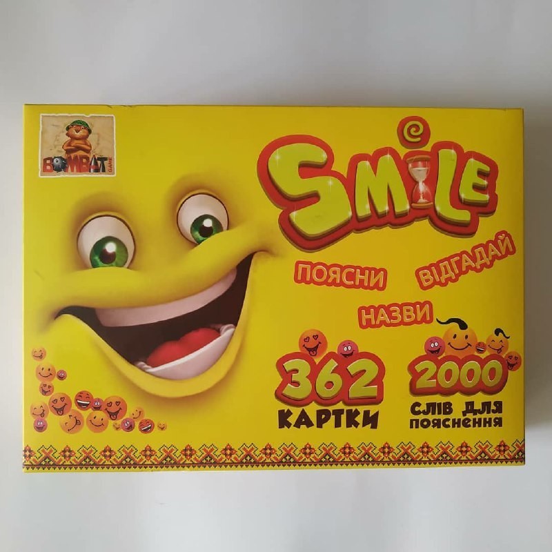 

Настольная игра Bombat Game Смайл украинская версия (in009)