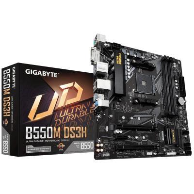 

Материнская плата Gigabyte B550M DS3H (B550M DS3H) Refurbished, без планки