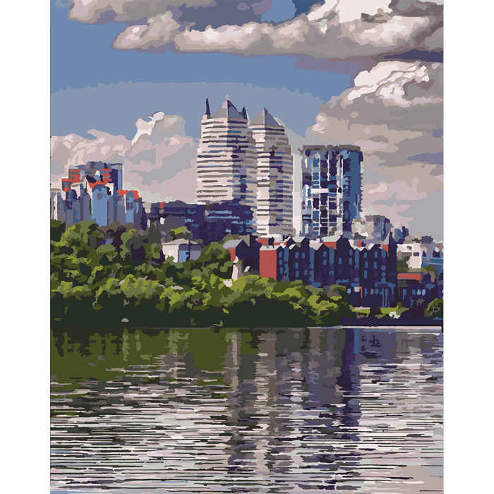 

Картина по номерам Идейка Любимый город КН2186 40x50см