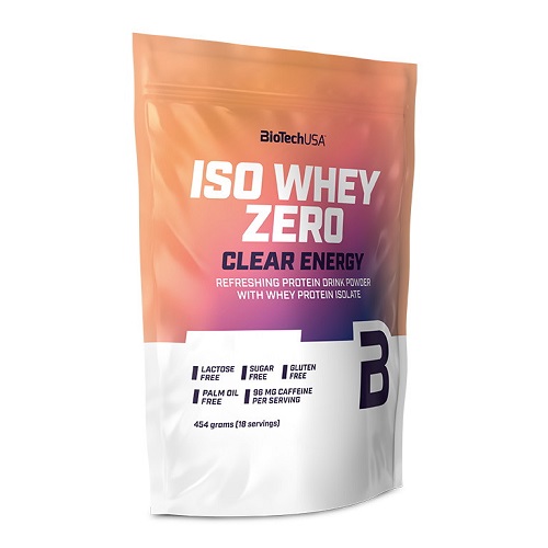 

Ізолят сироватки BiotechUSA IsoWhey Zero Clear Energy, 454 г. Туті-фруті