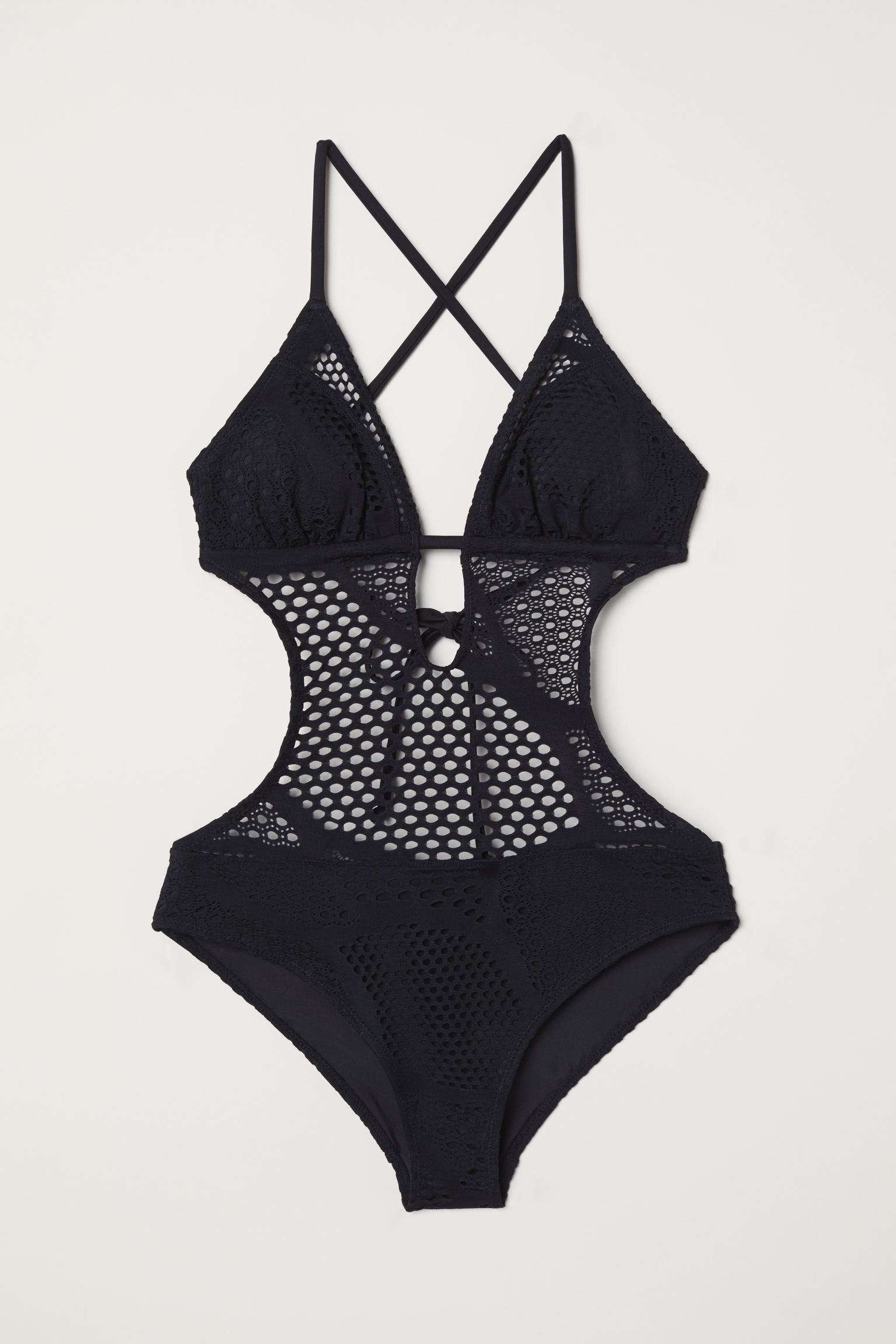 

Купальник H&M  черный 412596653, Купальник H&M 36 черный 412596653
