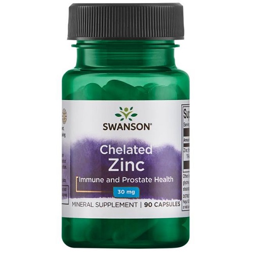 

Цинк Swanson Chelated Zinc 30 mg, 90 cap