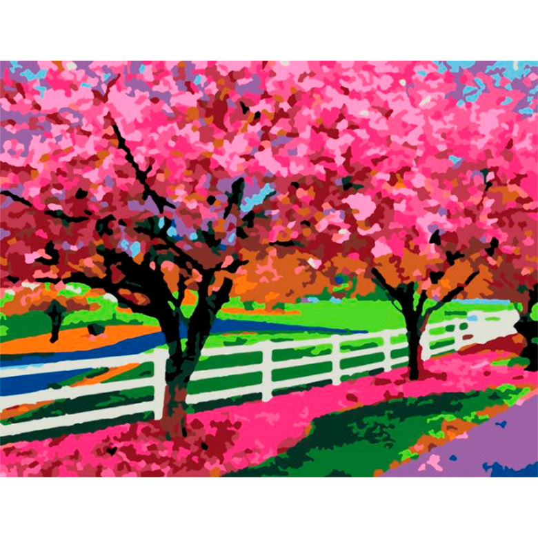 

Картина по номерам Rosa Весенний день N00013172 35x45см Premium
