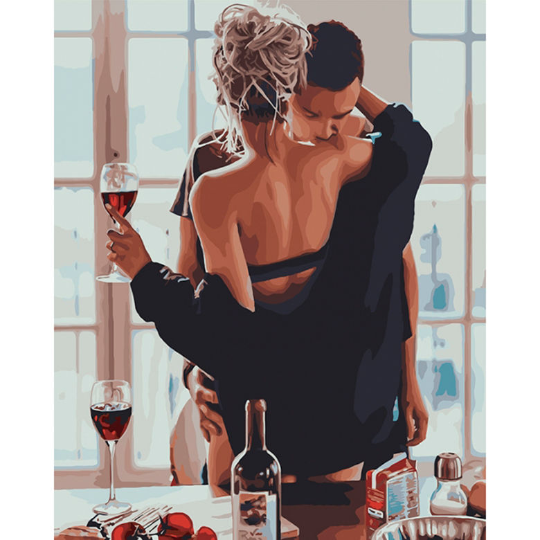

Картина по номерам Идейка Страстное утро КН4573 40x50см