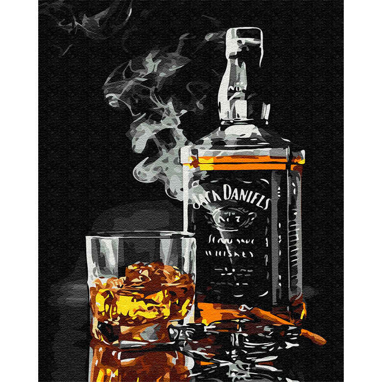 

Картина по номерам Никитошка Jack Daniels GX5001 40x50см