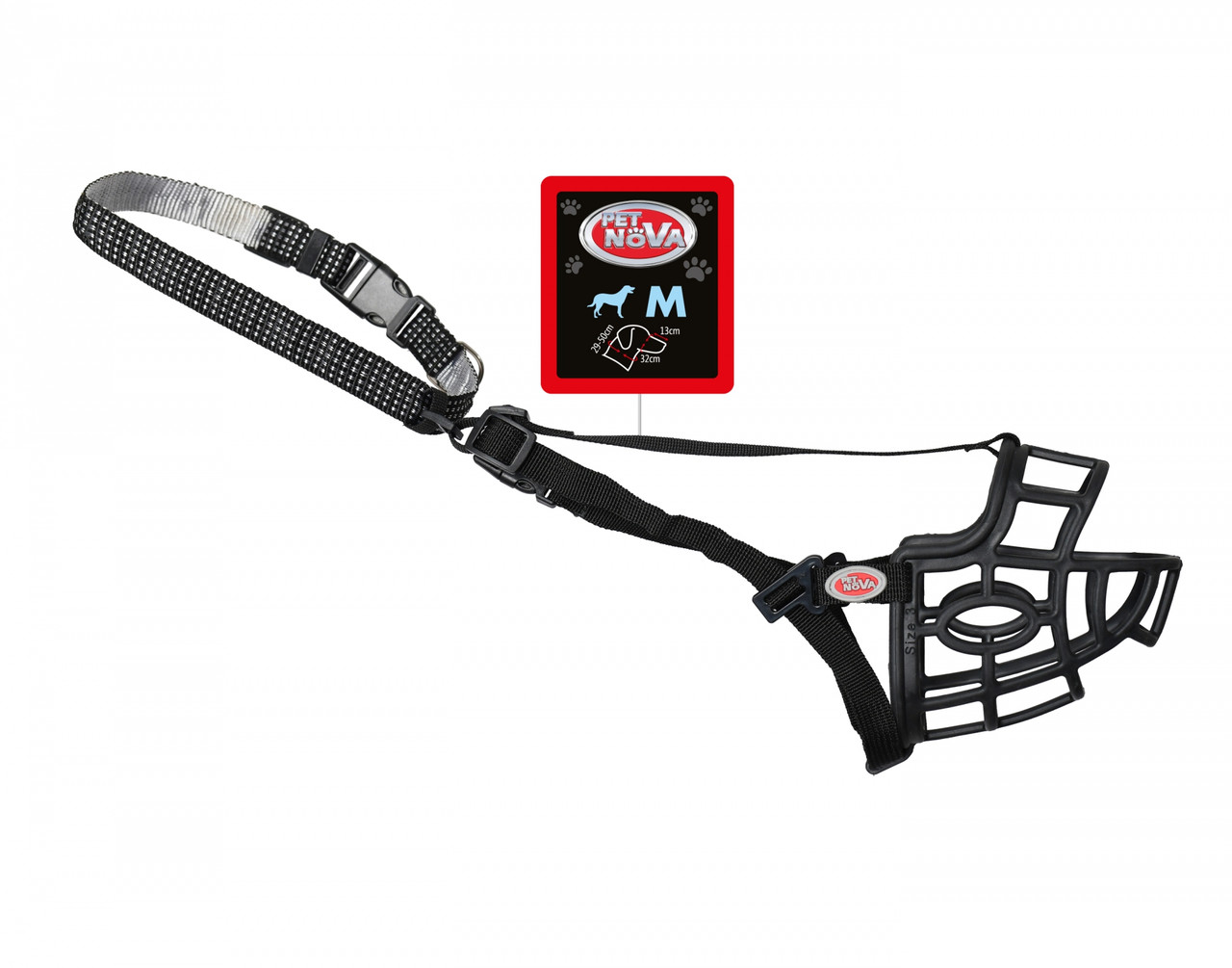 

Намордник с ошейником Pet Nova COLLAR-M