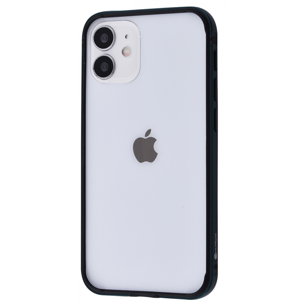 

Чехол Coteetci Bumper Metal iPhone 12 mini midnight green Зеленый