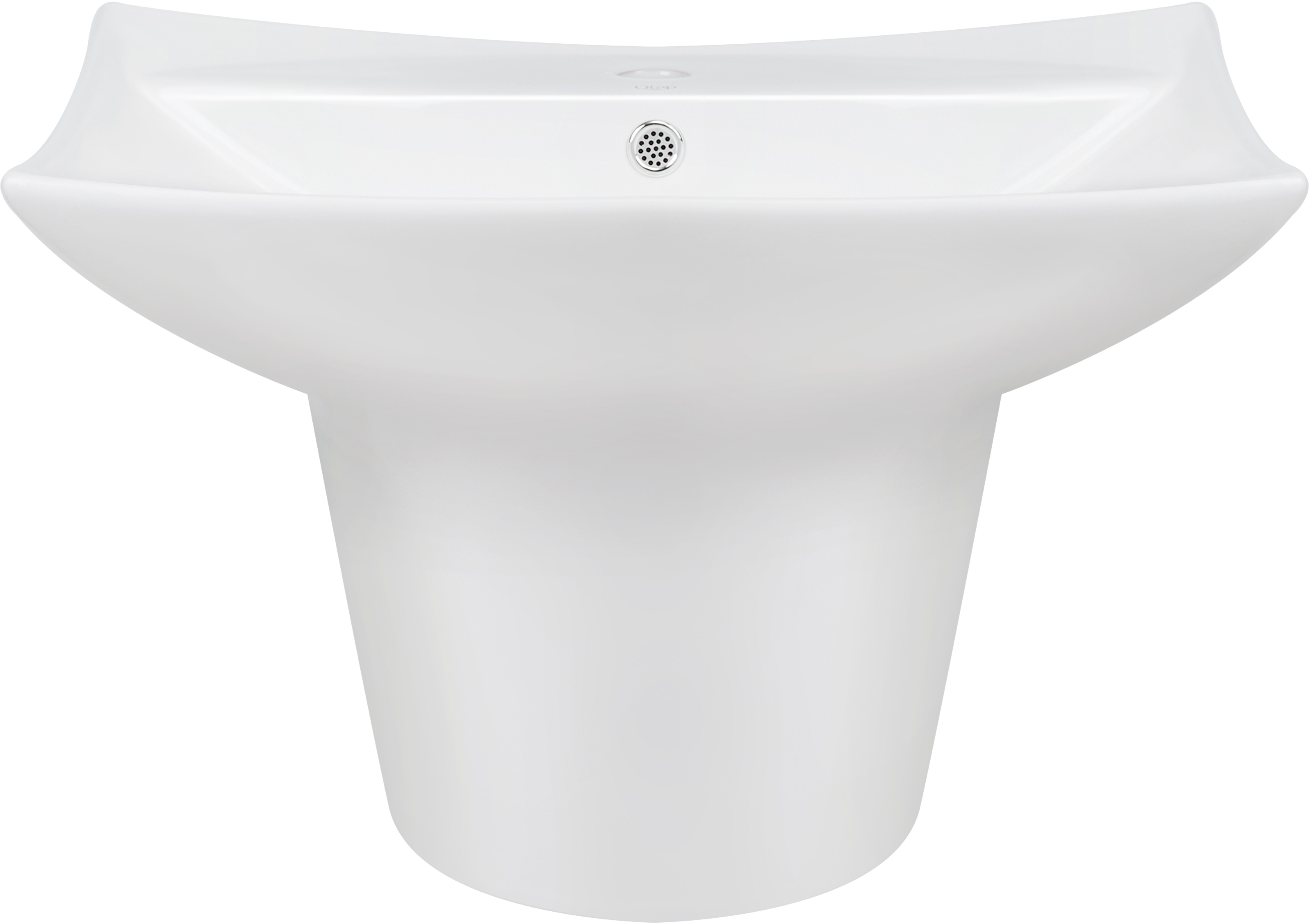 

Раковина-моноблок подвесная QTAP Presto QT2411G822W с донным клапаном