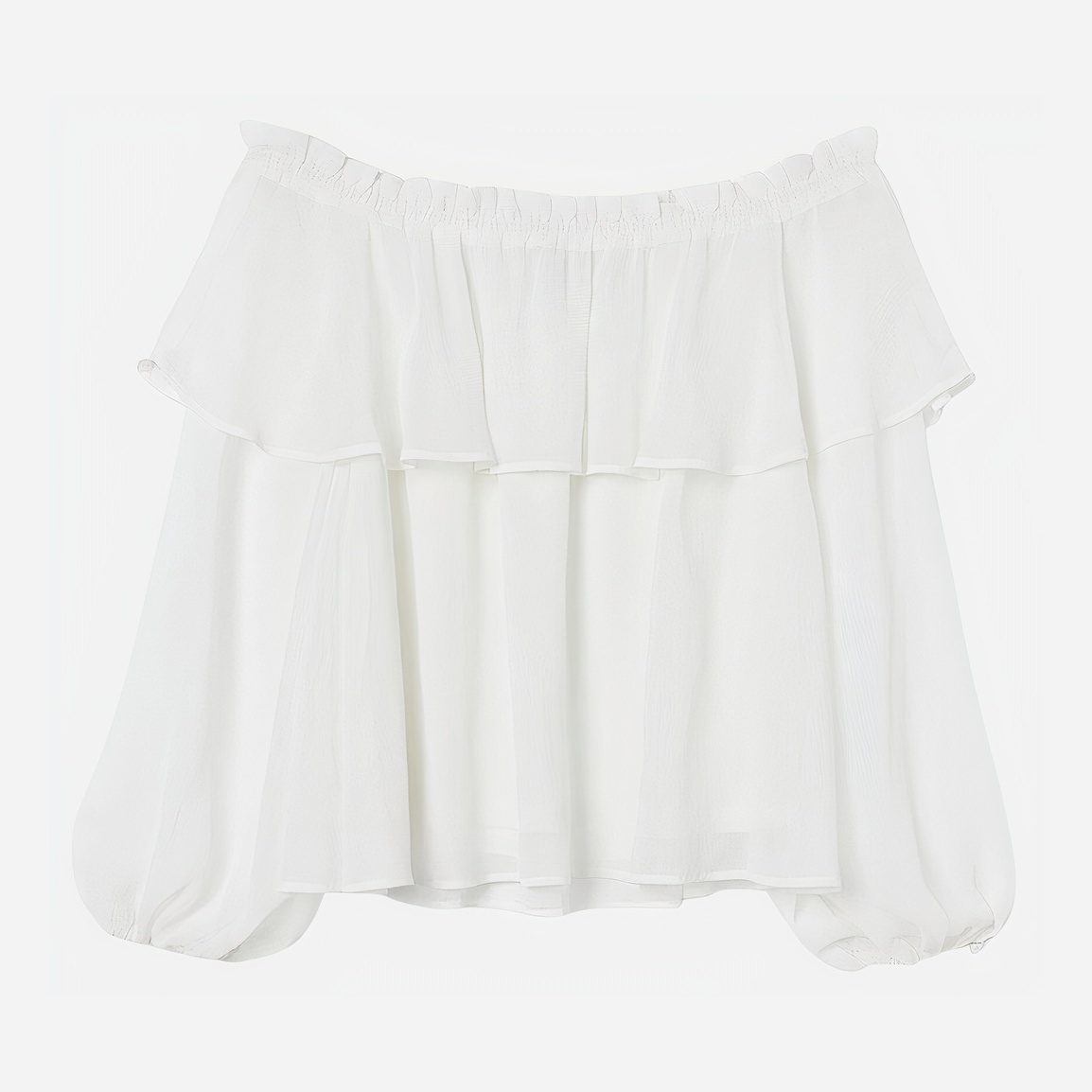 

Блузка H&M 8387701b39 32 Белая