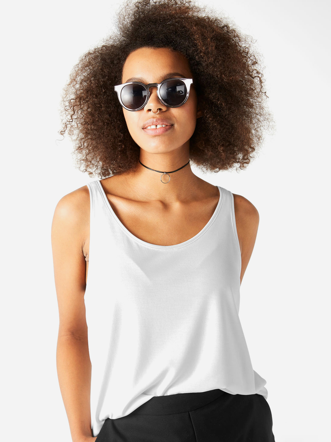 

Майка Monki 307643a77  Белая, Майка Monki 307643a77 S Белая