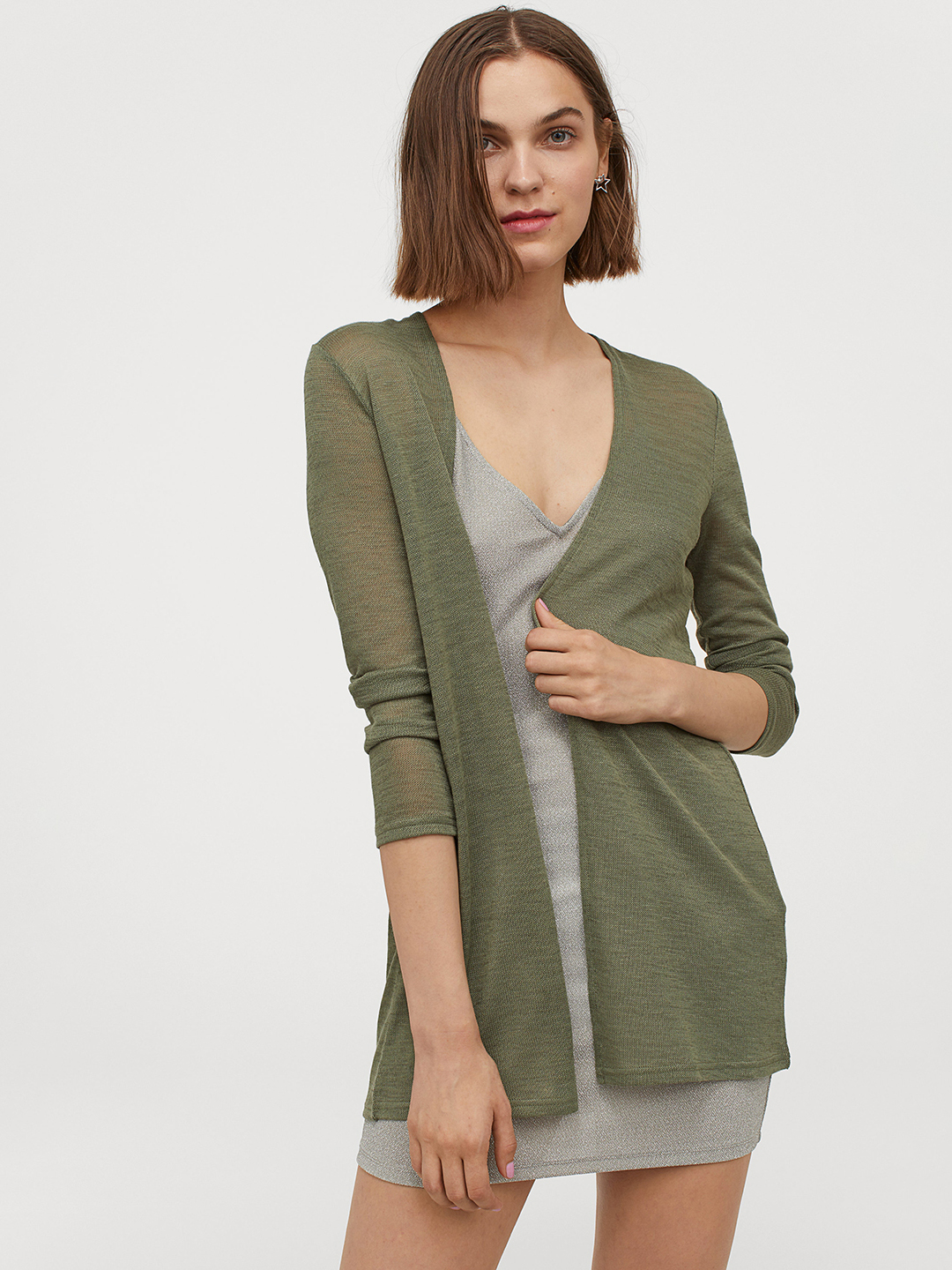 

Накидка H&M Divided 579854b39  Зеленая, Накидка H&M Divided 579854b39 S Зеленая