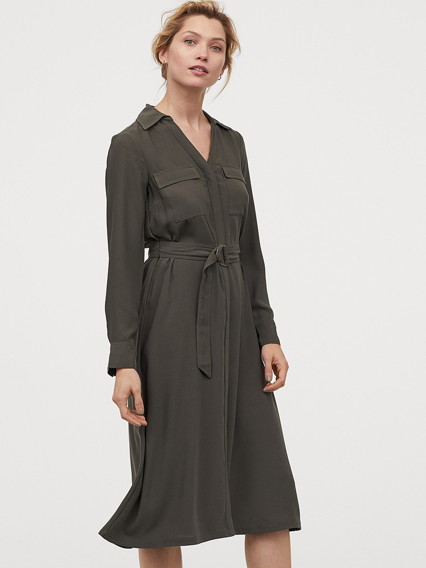 

Платье H&M 849868002b39 38 Хаки
