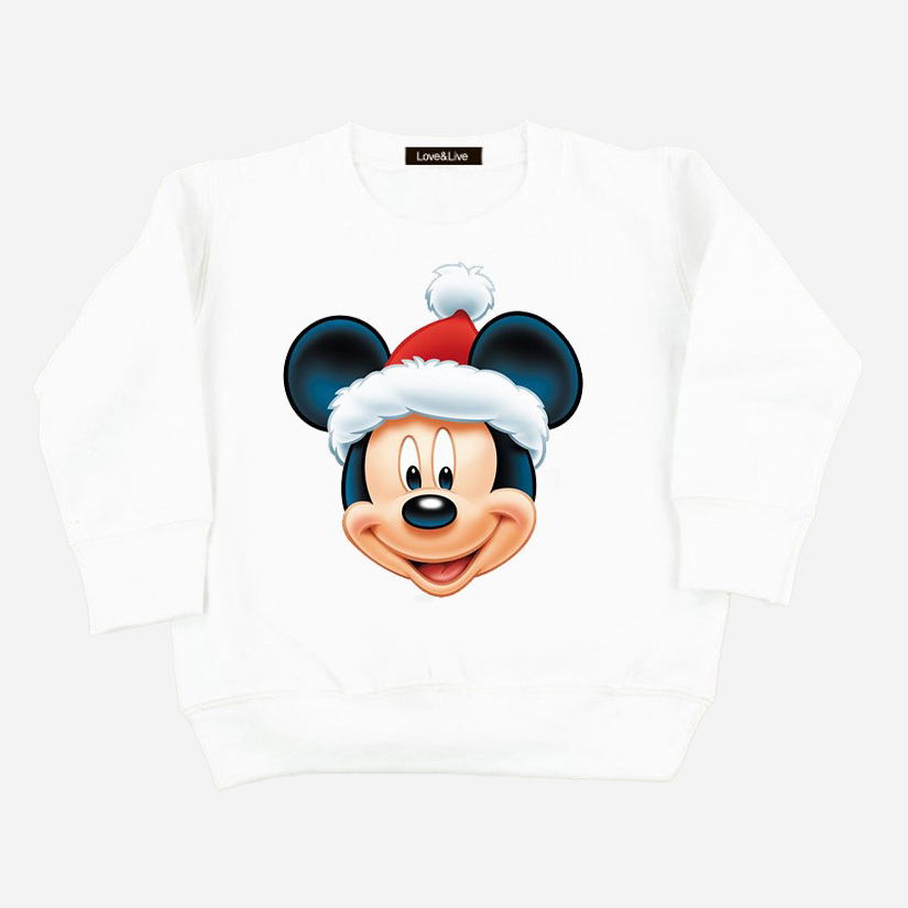 

Свитшот Love&Live Mickey Claus LLP01059 134 см Белый