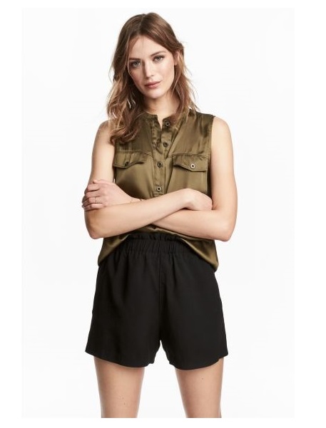 

Блуза H&M  темно зеленый 1511497856, Блуза H&M 46 темно зеленый 1511497856
