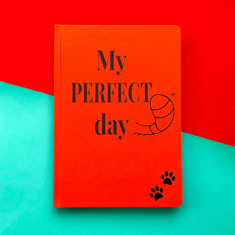 

Ежедневник Хвост и Усы Diary My perfect day LifeFLUX А5 Красный русский язык