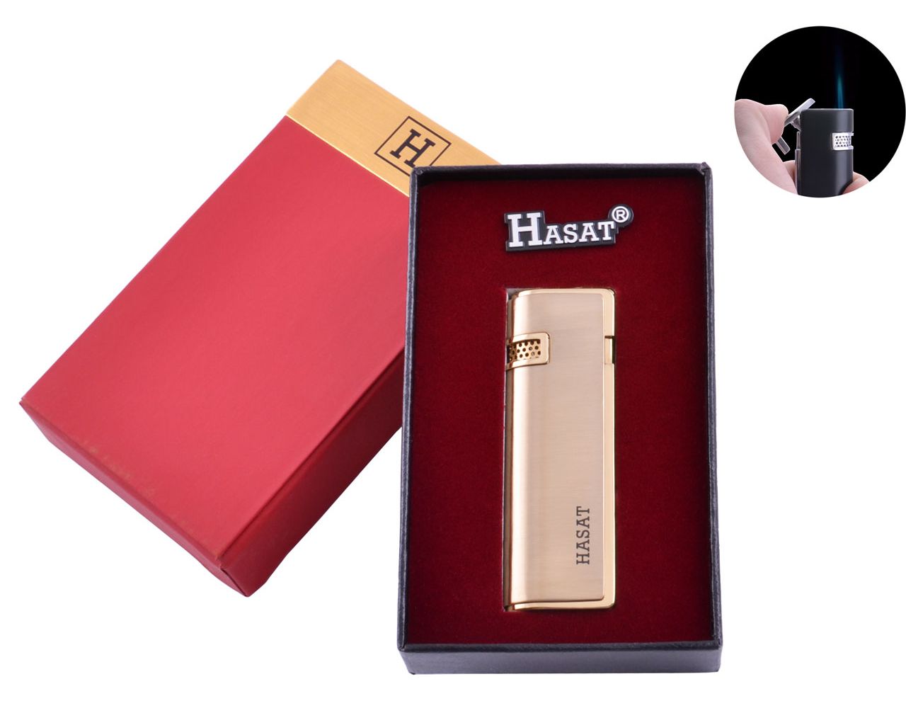 

Зажигалка в подарочной коробке Hasat 74319 Black