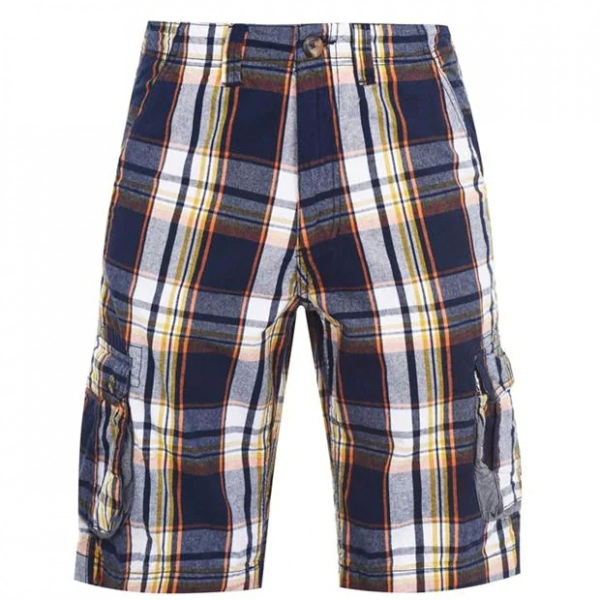 

Шорты SoulCal Check Cargo Navy/Orange/Yl, S (44)
