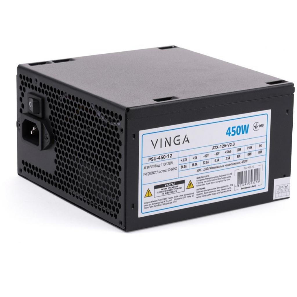 

Блок питания Vinga 450W (PSU-450-12)