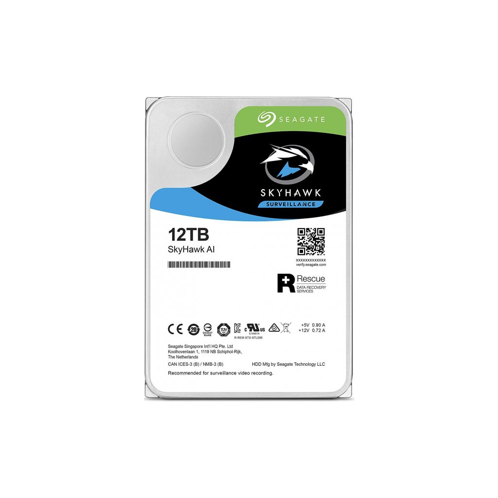 

Жесткий диск Seagate SkyHawk AI 12 TB (ST12000VE001)