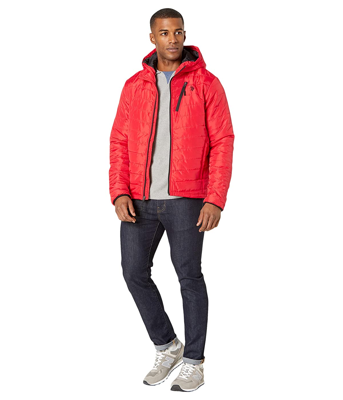 

Куртка U.. POLO Chevron Puffer Jacket Engine Red,  (44, Куртка U.S. POLO Chevron Puffer Jacket Engine Red, S (44)