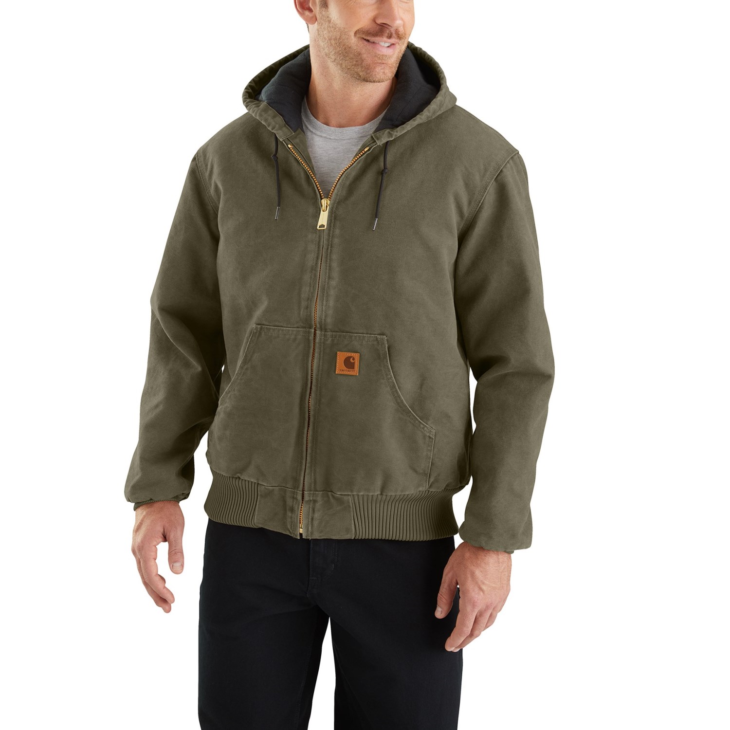 

Куртка Carhartt J130 104050 Flannel-Lined Sandstone Active - Insulated, Factory Seconds (For Big and Tall Men) Moss, XXXL (54)