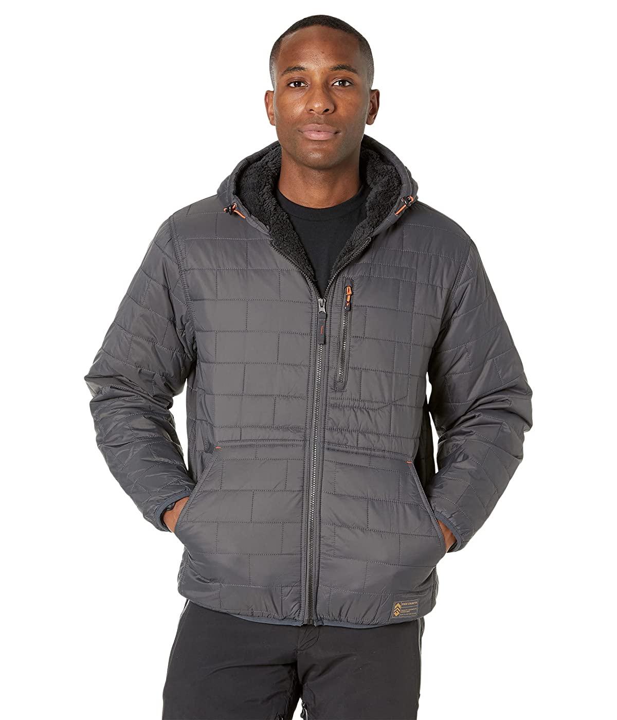 

Куртка Free Country Brick Puffer Jacket with Sherpa Lining Grey Slate,  (50, Куртка Free Country Brick Puffer Jacket with Sherpa Lining Grey Slate, XL (50)