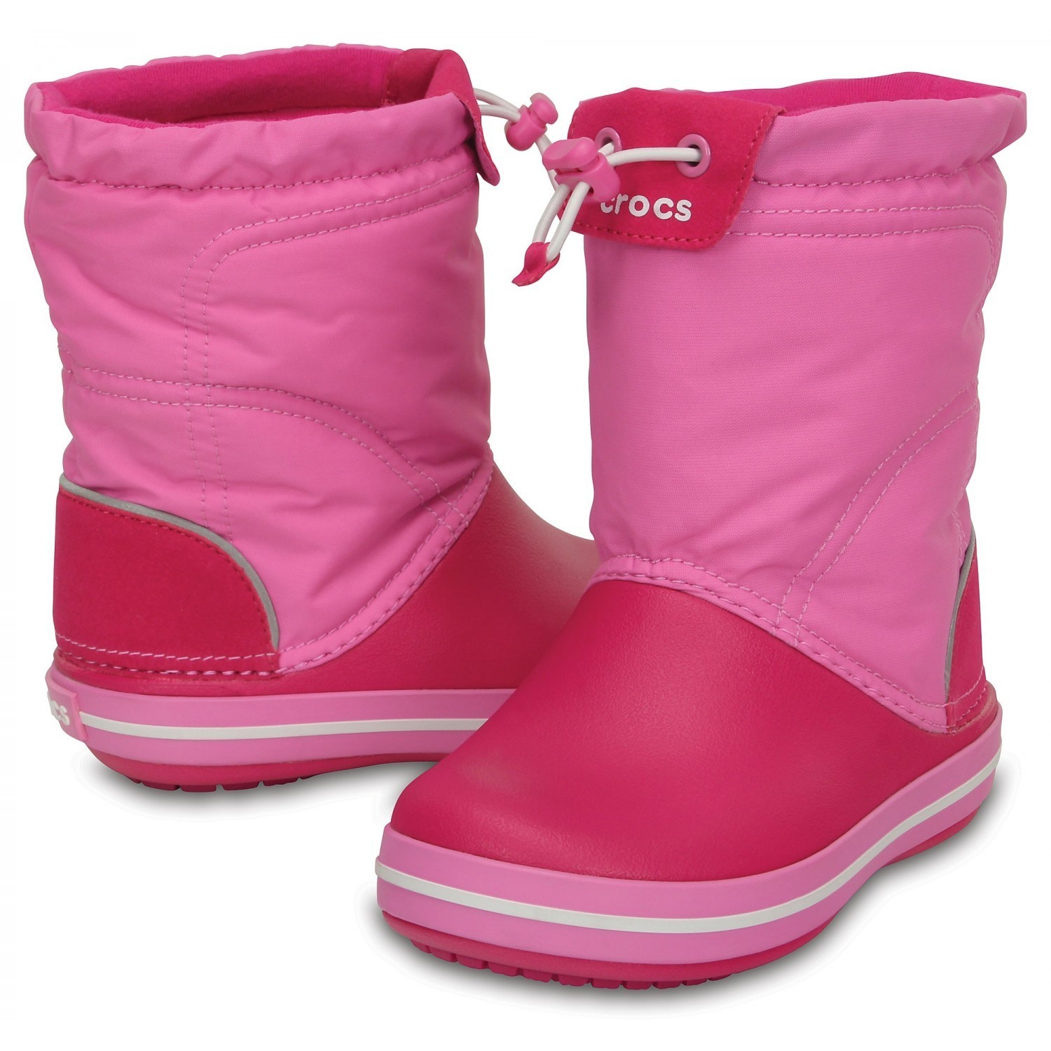 

Зимние сапожки Crocs LodgePoint, J4, розовые, 36-37