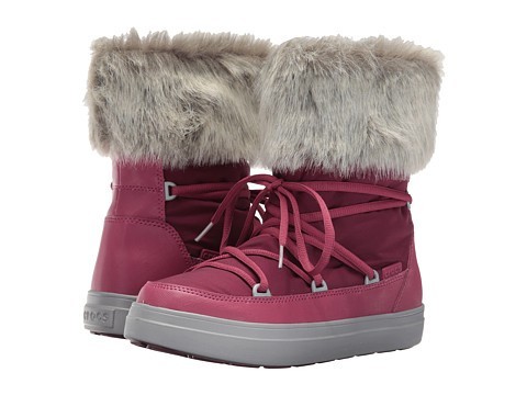 

Зимние сапоги Crocs LodgePoint Lace Boot, W6, бордовые, 36-37