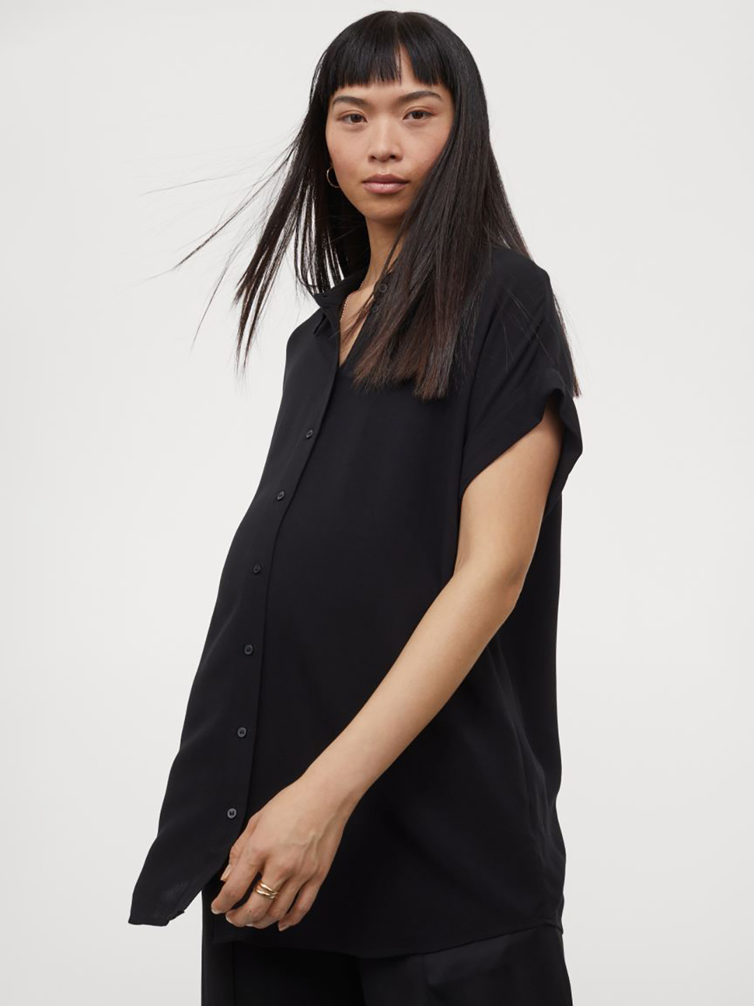 

Туника для беременных H&M 976706b39 XXL Черная