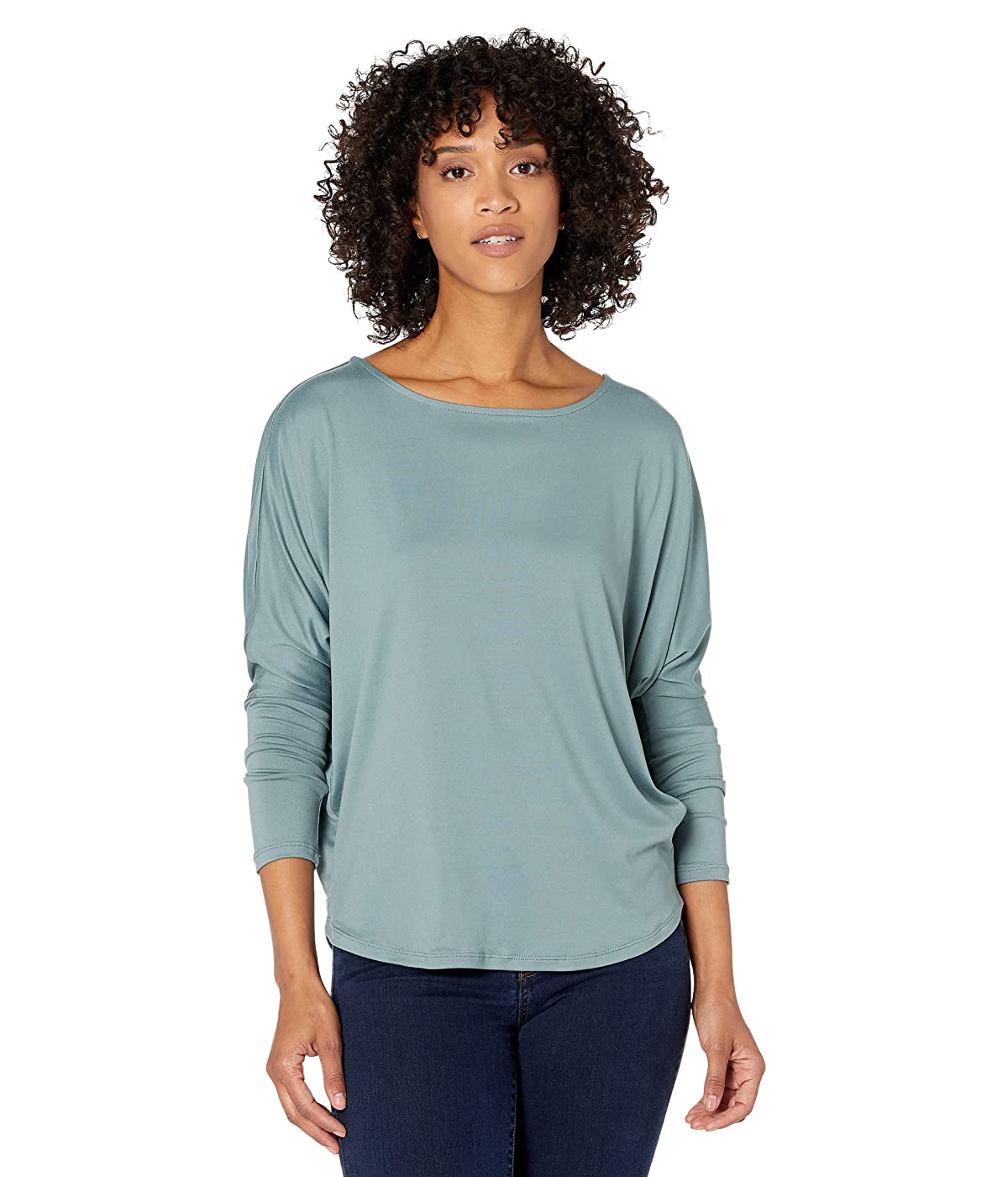 

Лонгслив Bobeau Dolman Sleeve Top Dusty Teal,  (46, Лонгслив Bobeau Dolman Sleeve Top Dusty Teal, M (46)