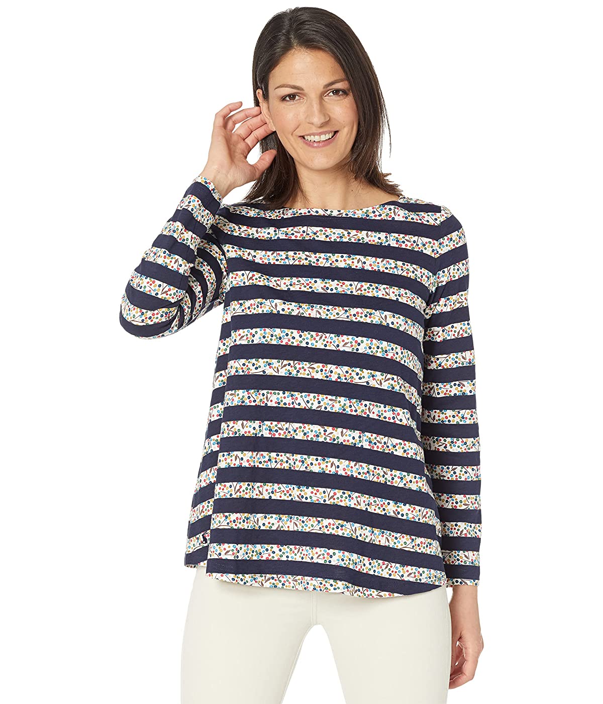 

Лонгслив Joules Long Sleeve Jersey Top Navy Ditsy Stripe,  (42, Лонгслив Joules Long Sleeve Jersey Top Navy Ditsy Stripe, XS (42)