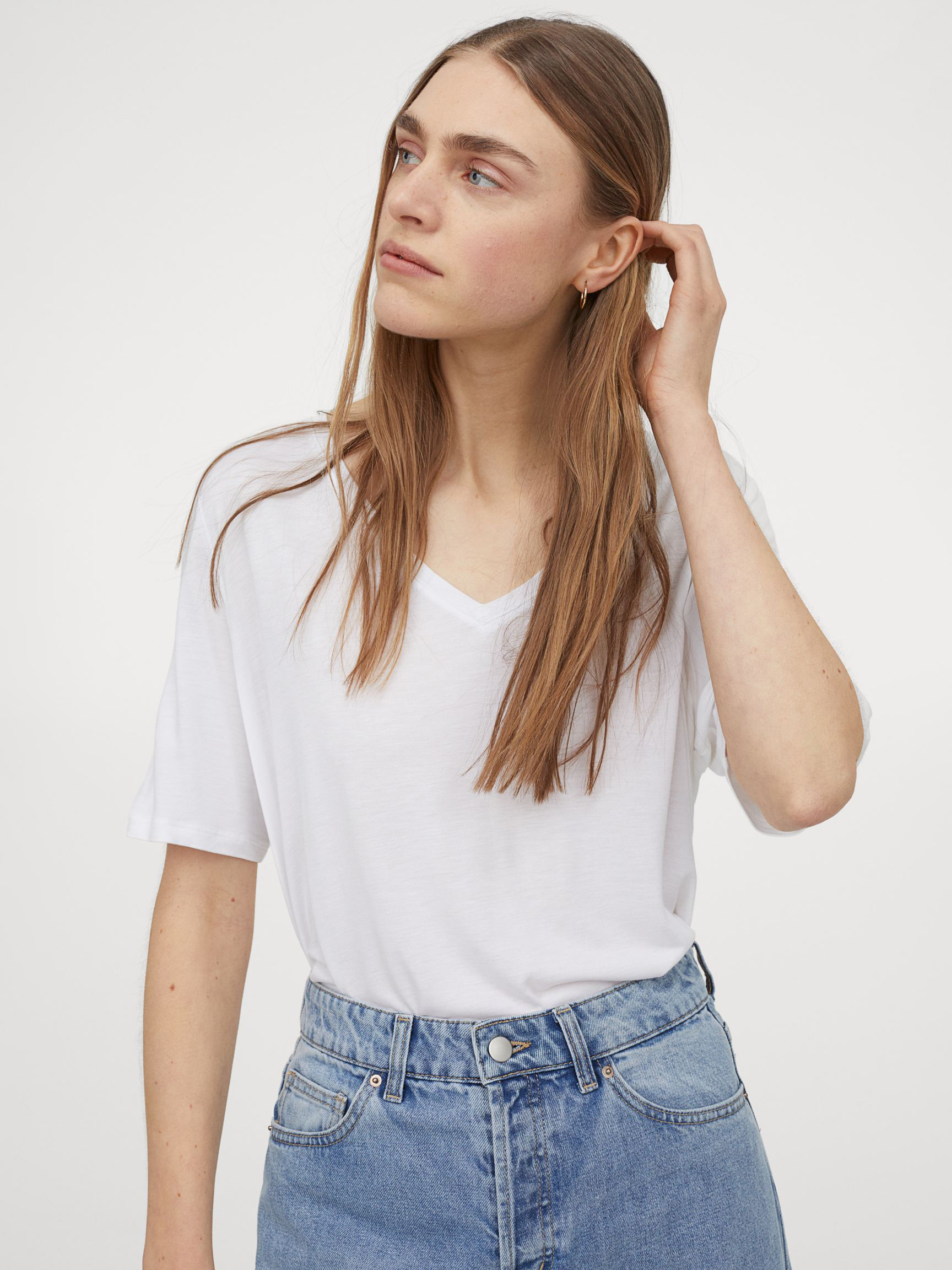 

Футболка H&M 9766613b39 М Белая