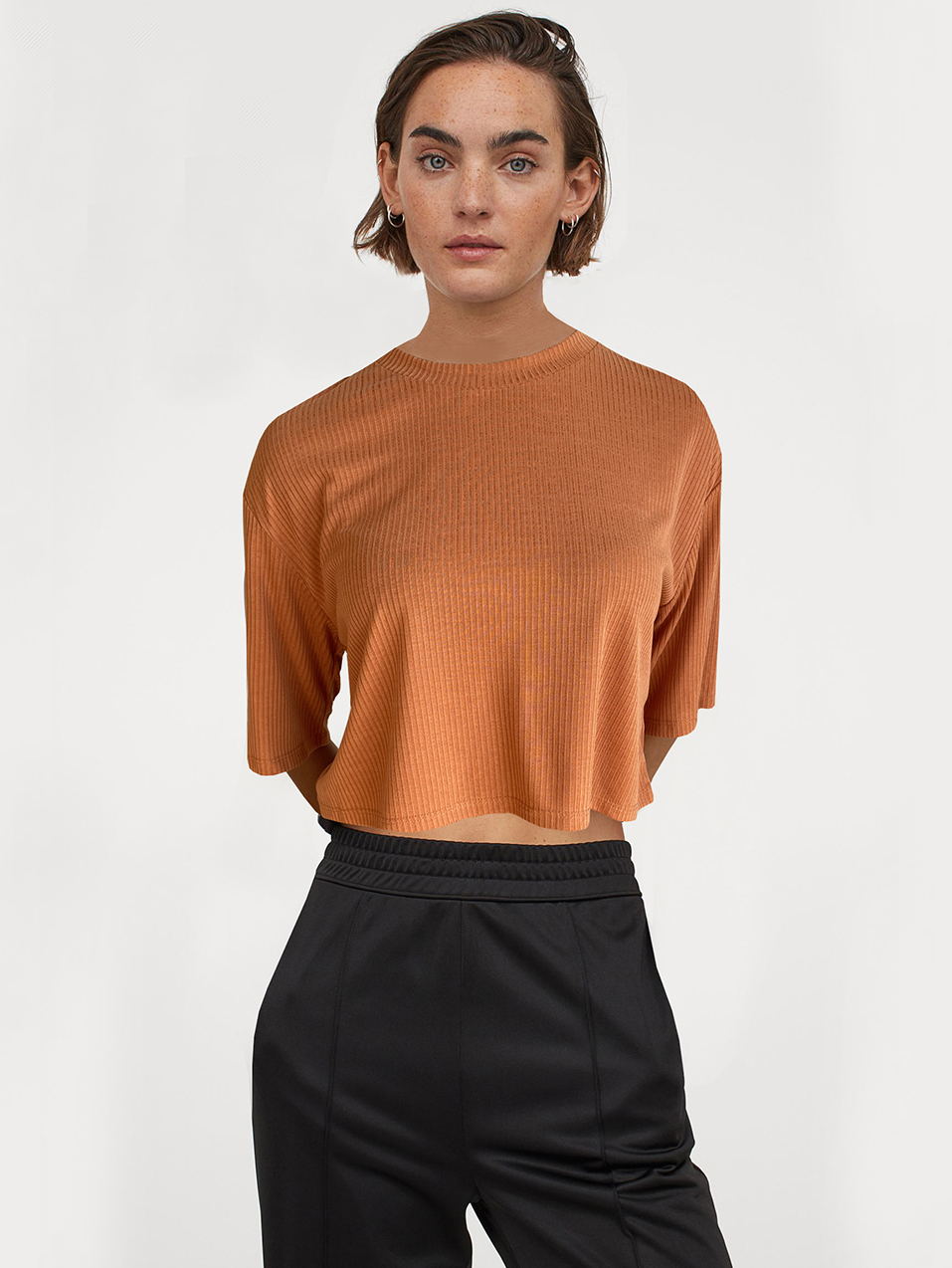 

Футболка H&M 618309b37  Терракотовая, Футболка H&M 618309b37 XS Терракотовая