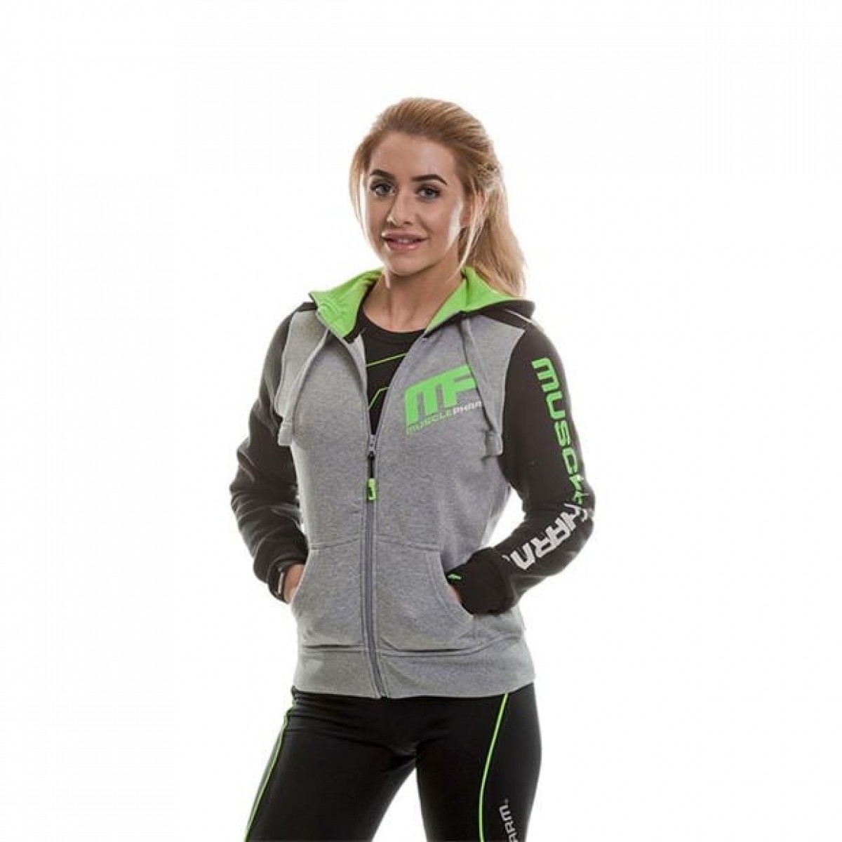 

Флисовая кофта Musclepharm HOODED Grey / Black,  (42, Флисовая кофта Musclepharm HOODED Grey / Black, XS (42)