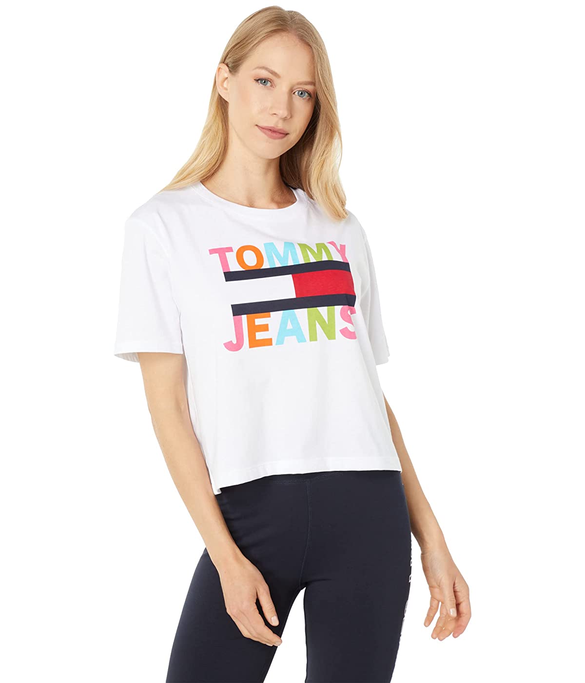 

Футболка Tommy Jeans Rainbow Big Logo Tee Bright White,  (50, Футболка Tommy Jeans Rainbow Big Logo Tee Bright White, XL (50)
