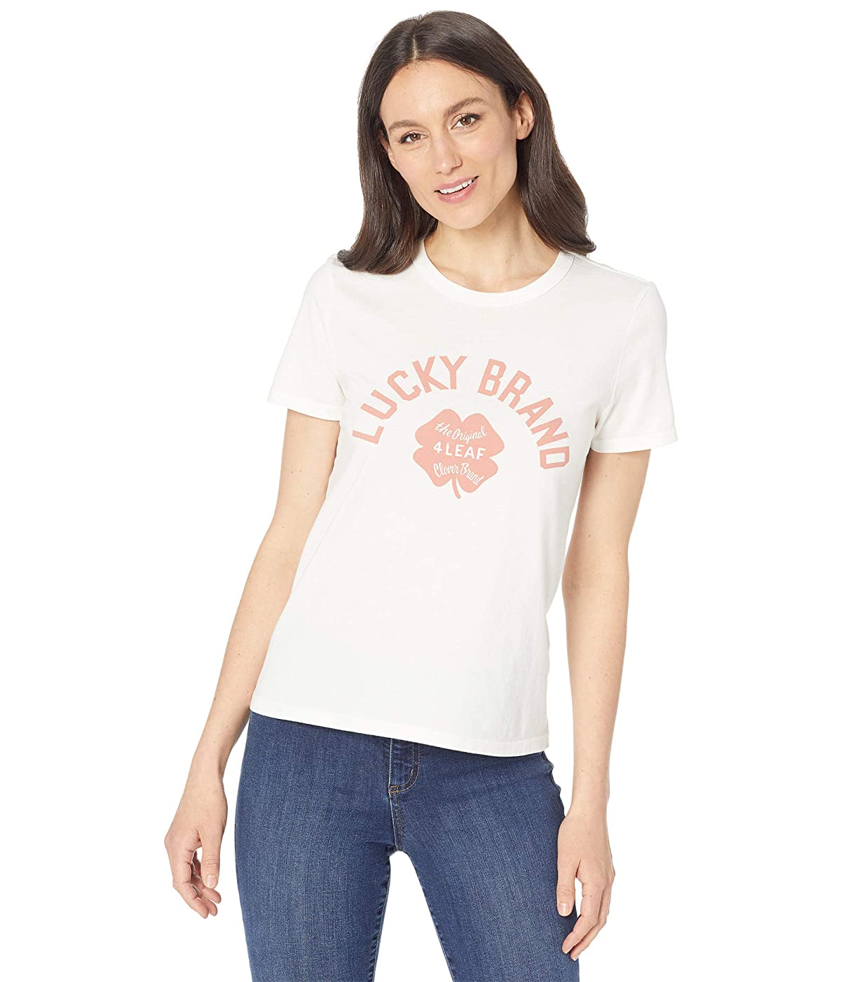 

Футболка Lucky Brand Lucky Clover Classic Crew Tee Marshmallow,  (50, Футболка Lucky Brand Lucky Clover Classic Crew Tee Marshmallow, XL (50)