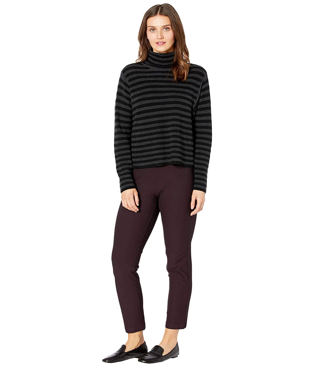 

Свитер Eileen Fisher Petite Turtleneck Box Top Black/Charcoal,  (46, Свитер Eileen Fisher Petite Turtleneck Box Top Black/Charcoal, M (46)