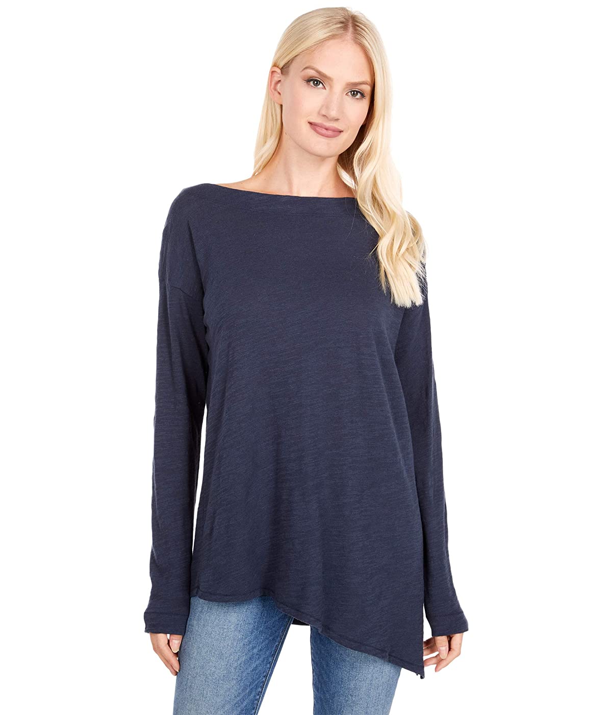

Лонгслив Lilla P Asymmetrical Hem Tunic Tee in Loose Knit Slub Midnight,  (42, Лонгслив Lilla P Asymmetrical Hem Tunic Tee in Loose Knit Slub Midnight, XS (42)