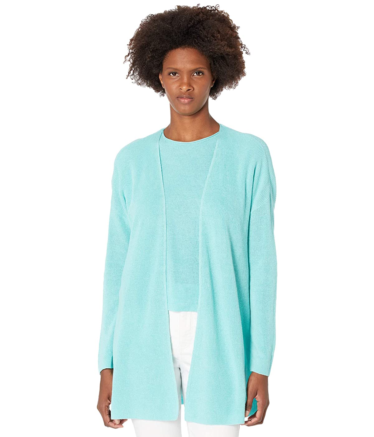 

Кардиган Eileen Fisher Organic Linen Cotton Boxy Aqua,  (48, Кардиган Eileen Fisher Organic Linen Cotton Boxy Aqua, L (48)