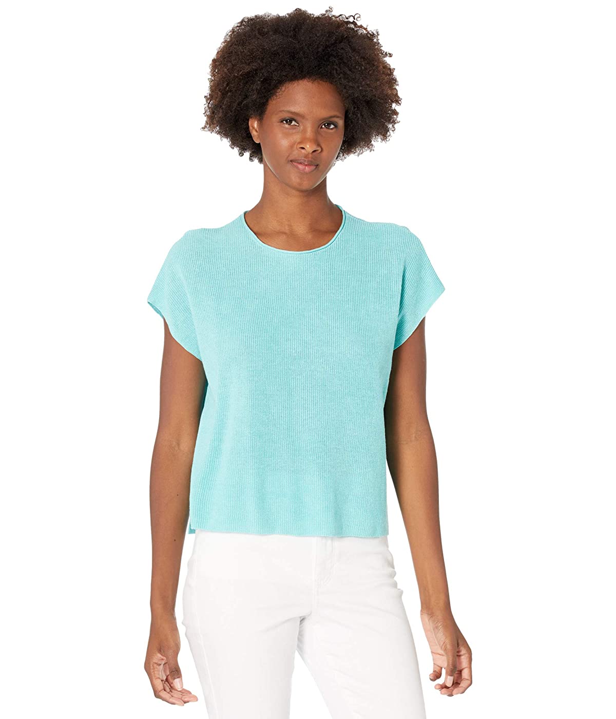 

Футболка Eileen Fisher Organic Linen Cotton Crew Neck Top Aqua,  (42, Футболка Eileen Fisher Organic Linen Cotton Crew Neck Top Aqua, XS (42)