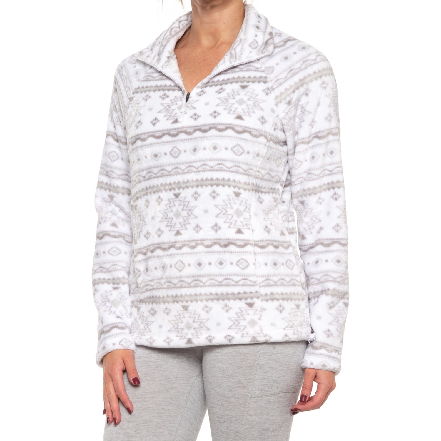 

Лонгслив Eddie Bauer Nordic Fleece Shirt - , White/Frost Gray Native Geo,  (46, Лонгслив Eddie Bauer Nordic Fleece Shirt - , White/Frost Gray Native Geo, M (46)