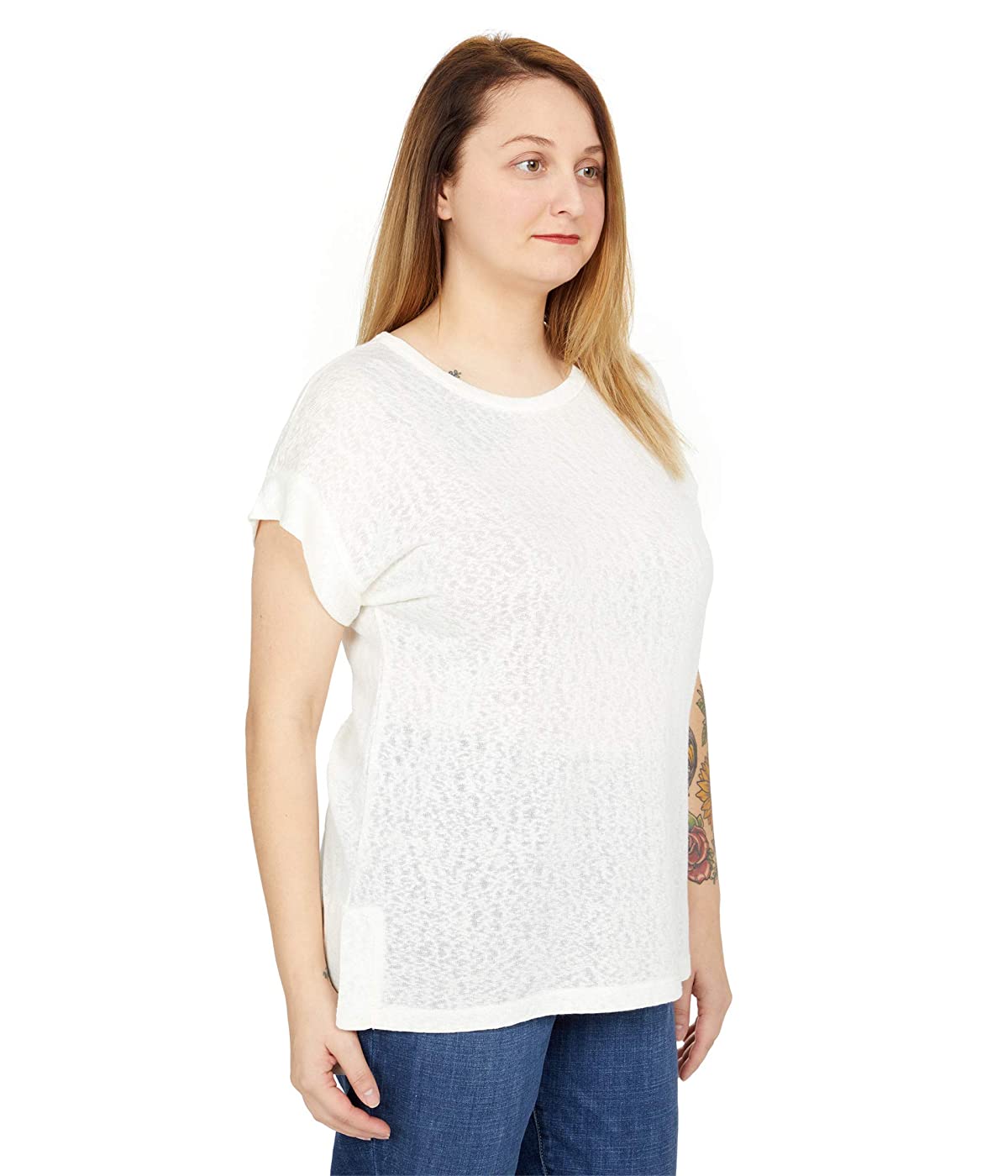 

Футболка Bobeau Side Slit Tee Ivory,  (46, Футболка Bobeau Side Slit Tee Ivory, M (46)