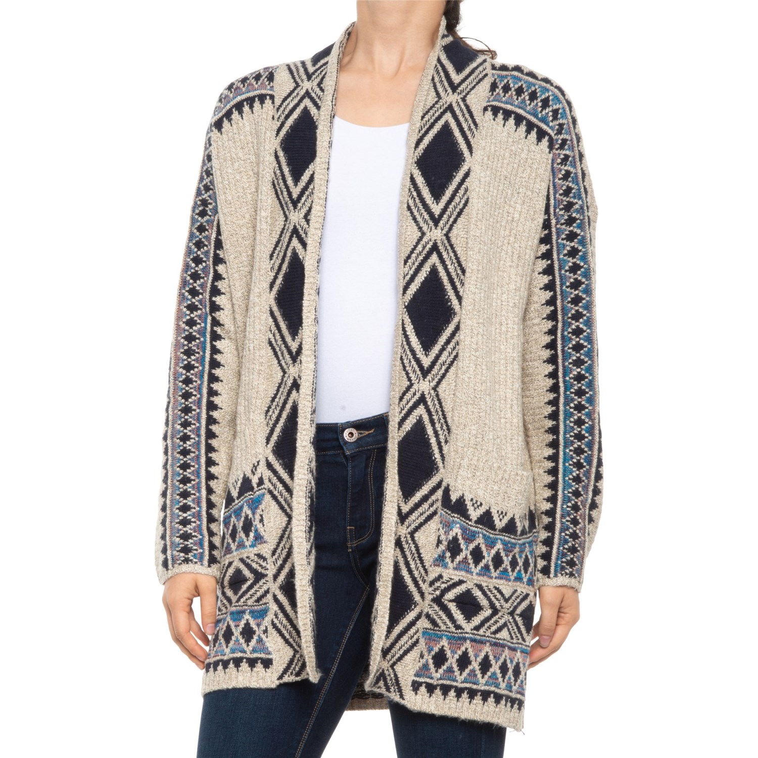 

Кардиган Lucky Brand Tribal - Open Front Natural Multi,  (48, Кардиган Lucky Brand Tribal - Open Front Natural Multi, L (48)