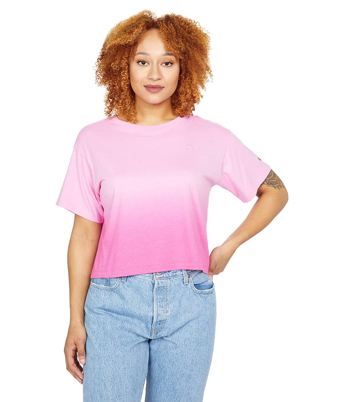 

Лонгслив Champion The Cropped Tee - Ombre Fantastic Fuchsia Ombre,  (50, Лонгслив Champion The Cropped Tee - Ombre Fantastic Fuchsia Ombre, XL (50)