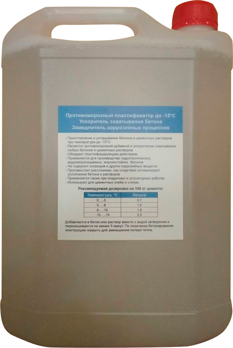 

Противоморозный пластификатор Nitcal 10 л (IG14089)