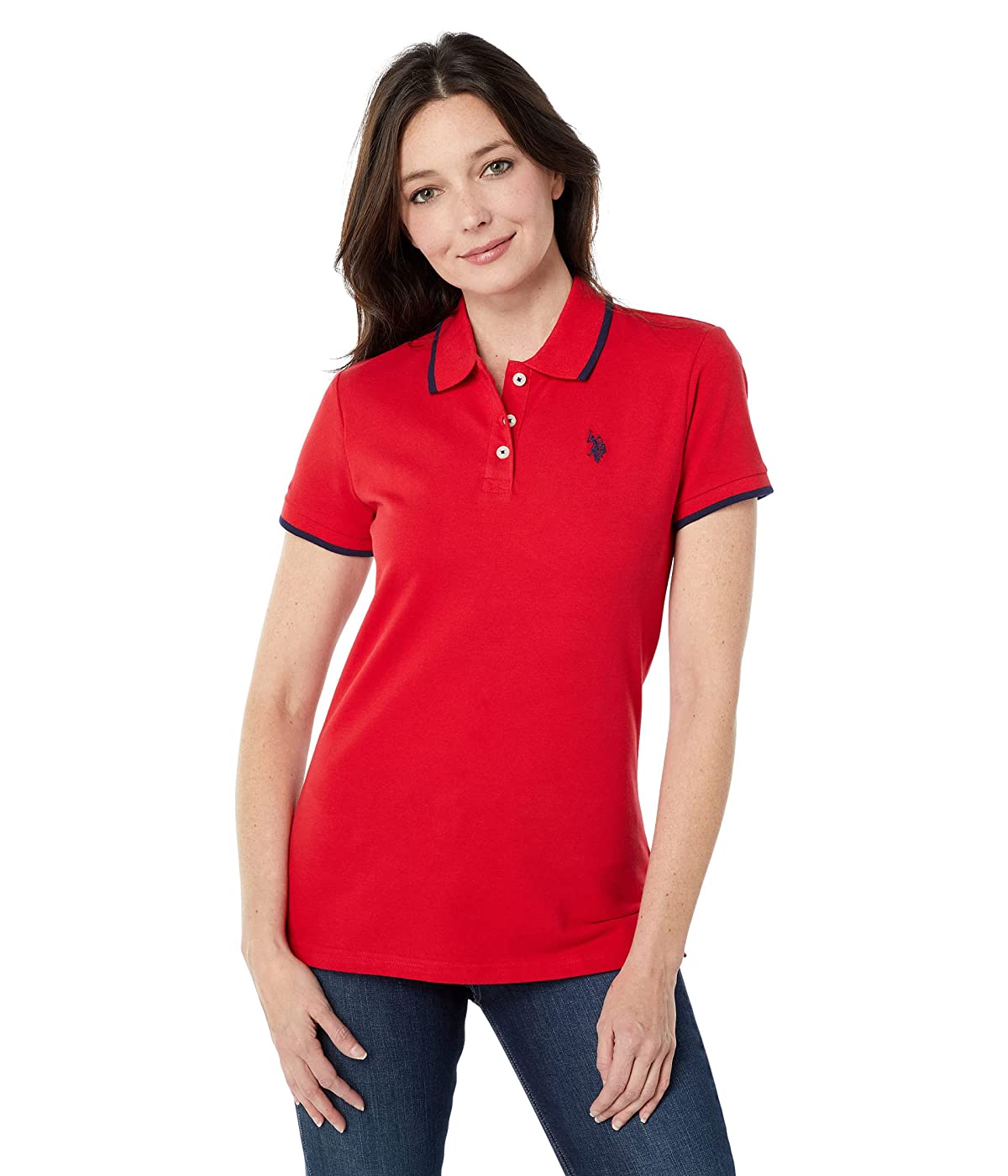 

Поло U.S. POLO Classic Stretch Pique Polo Shirt Racing Red,  (50, Поло U.S. POLO Classic Stretch Pique Polo Shirt Racing Red, XL (50)